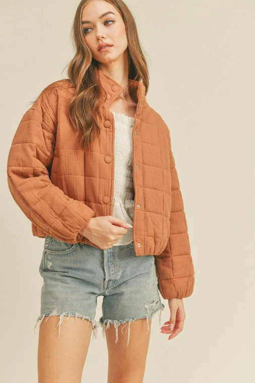 Winds Of Change Quilted Puffer